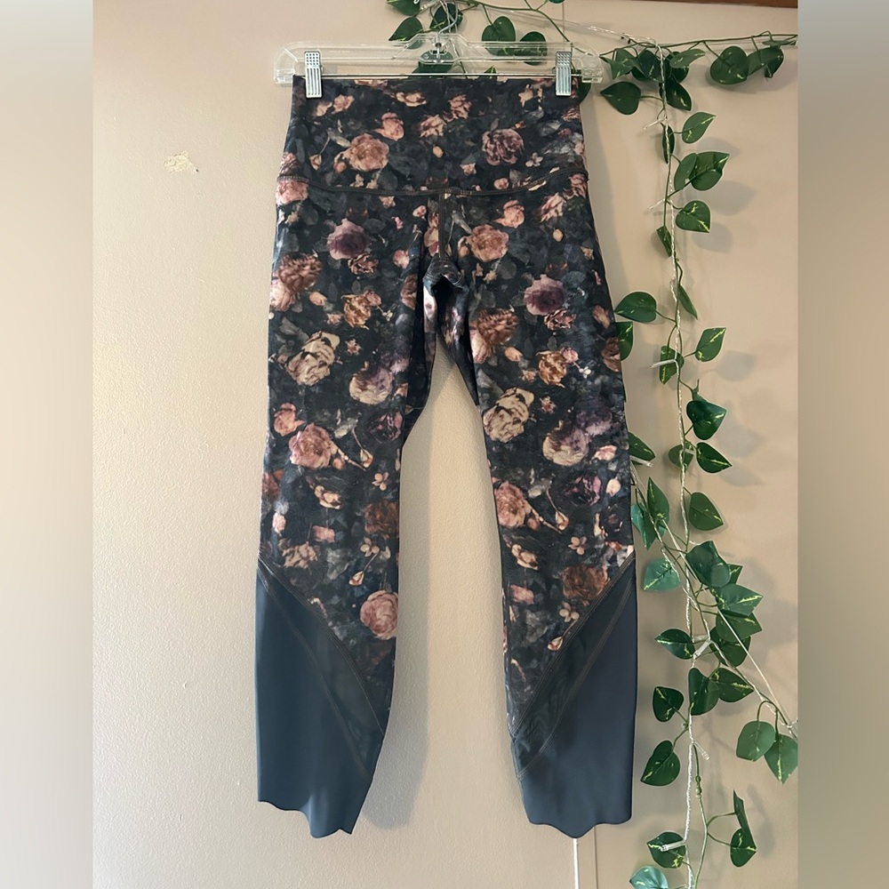 Lululemon Athletica Dark Floral Leggings